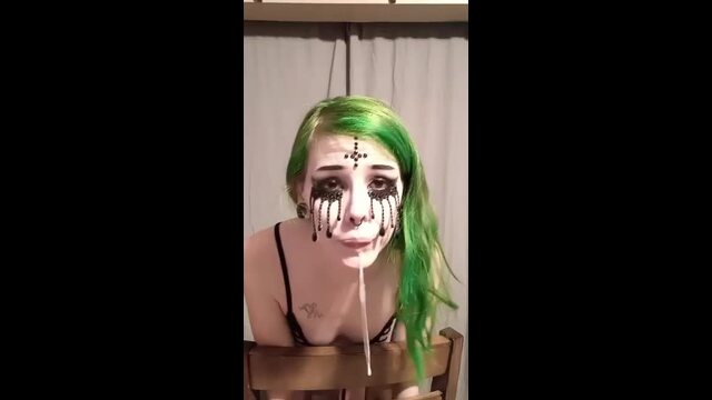 Goth girl gets pounded